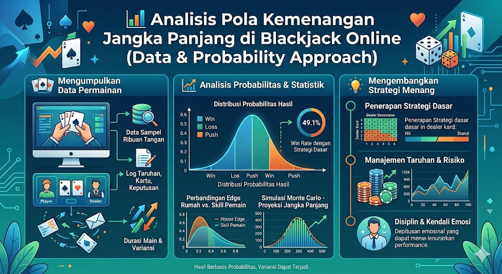 pola kemenangan blackjack